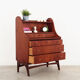 Secrétaire en teck, design scandinave, années 1960, fabriqué par SW Finland