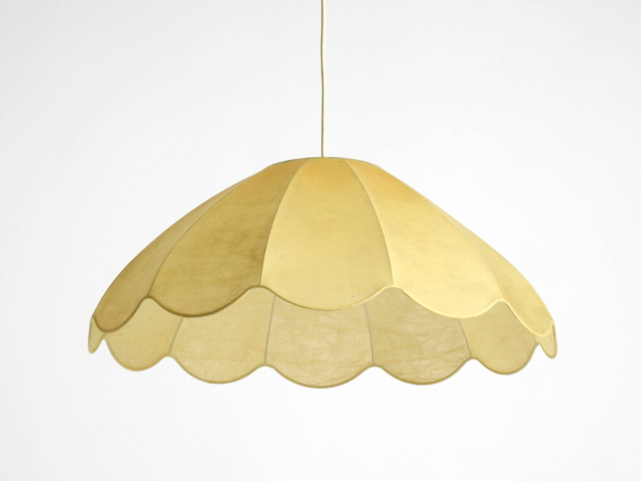 60er XL Cocoon pendant lamp in very good original vintage condition