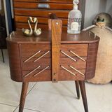 Travailleuse pied compas vintage