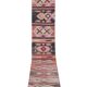 Vintage Turkish hallway rug 70x698 cm