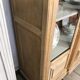 Pickled oak display bookcase