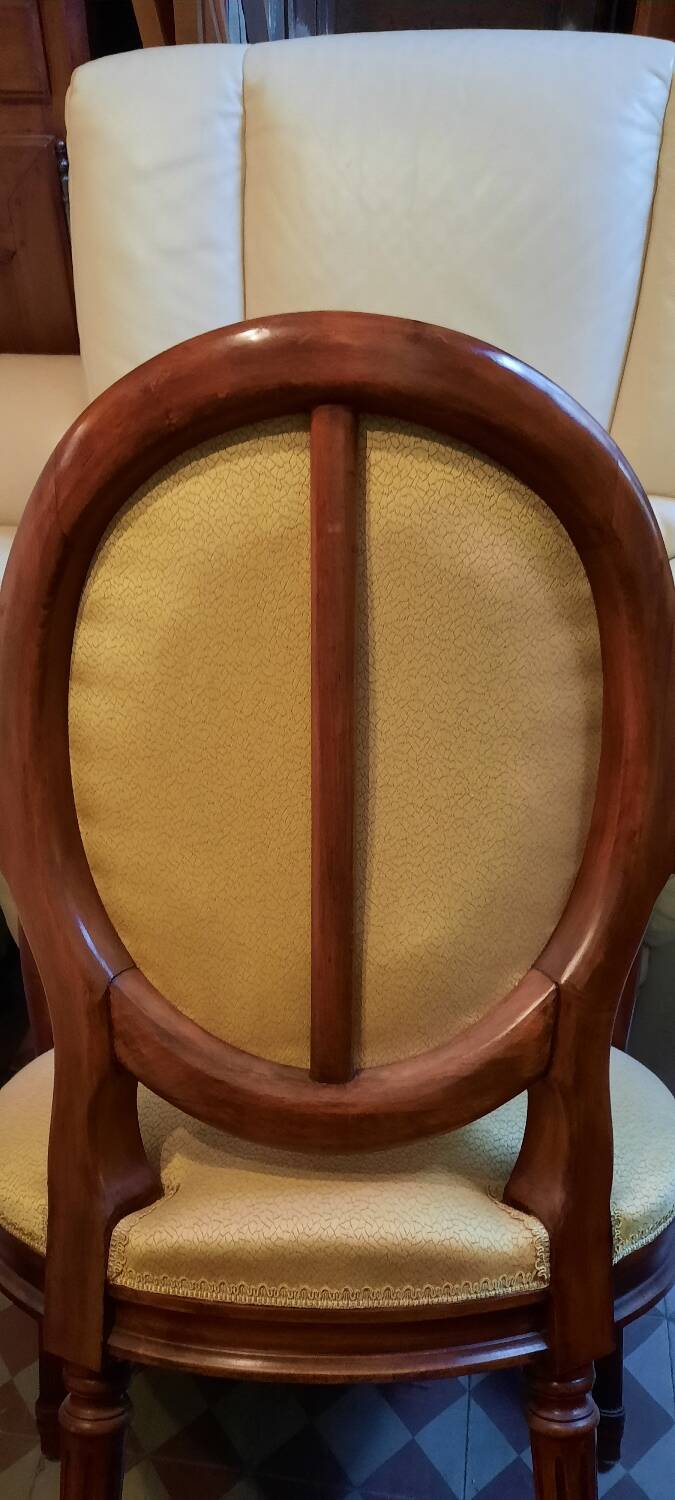 Paire de fauteuils style louis XVI