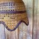 Vintage rattan suspension duo.