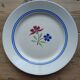 Assiette plate vintage faïence Lunéville K&G modèle Mai