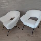 A set of four armchairs, Poland, 1960s