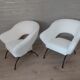 A set of four armchairs, Poland, 1960s