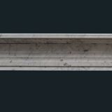 Georgian Carrara Marble Fluted Fireplace Surround