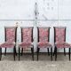 Art Deco Italian sedie in noce, 1930s