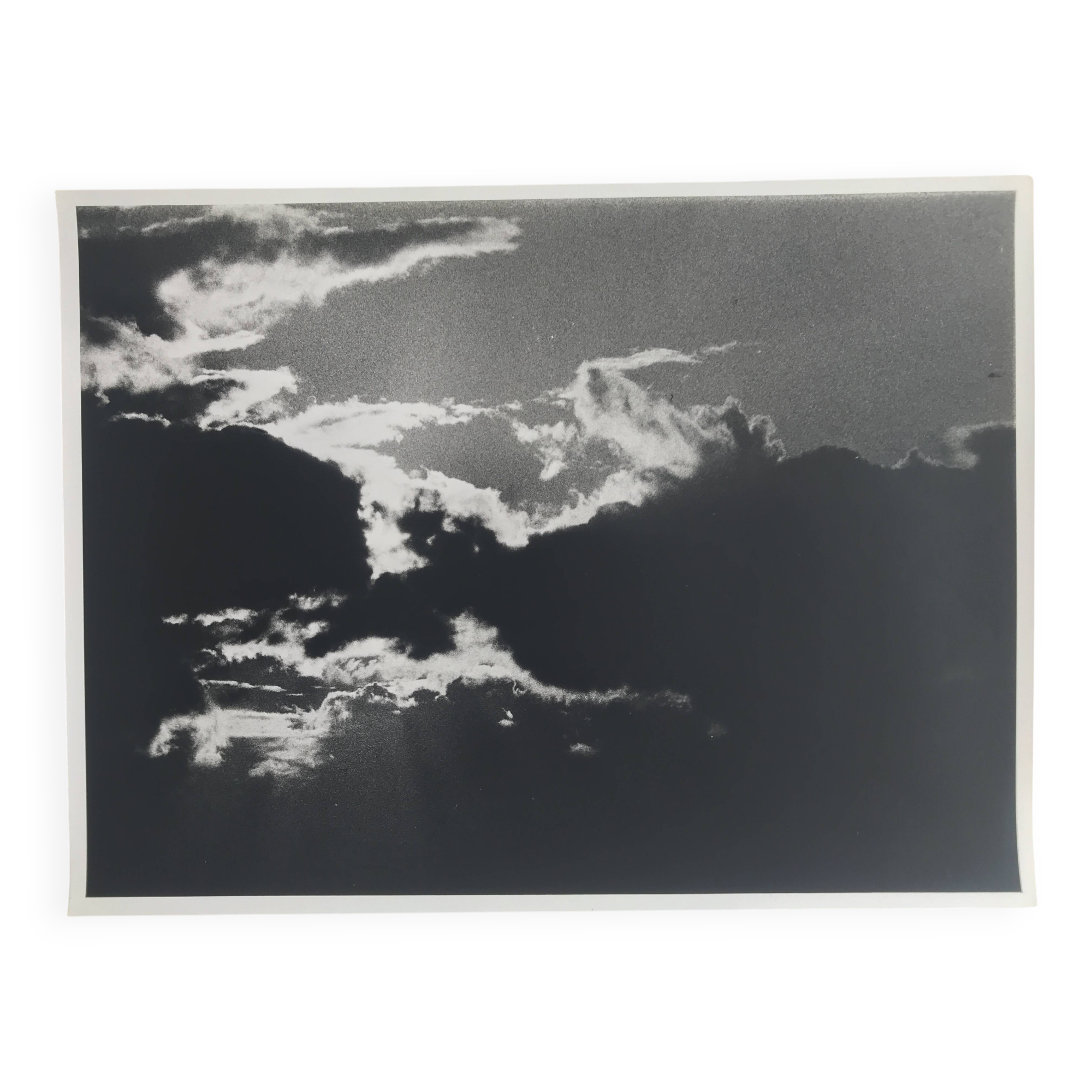 Rosine nusimovici, untitled (cloud iv), c 1980. black and white silver print