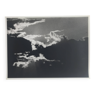 Rosine nusimovici, untitled (cloud iv), c 1980. black and white silver print