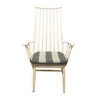 reupholstered Danish armchair