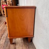 Bedside table end of vintage sofa