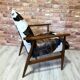 Renovated Armchair 1960s, PRL, vintage, Henryk Lis, Fox