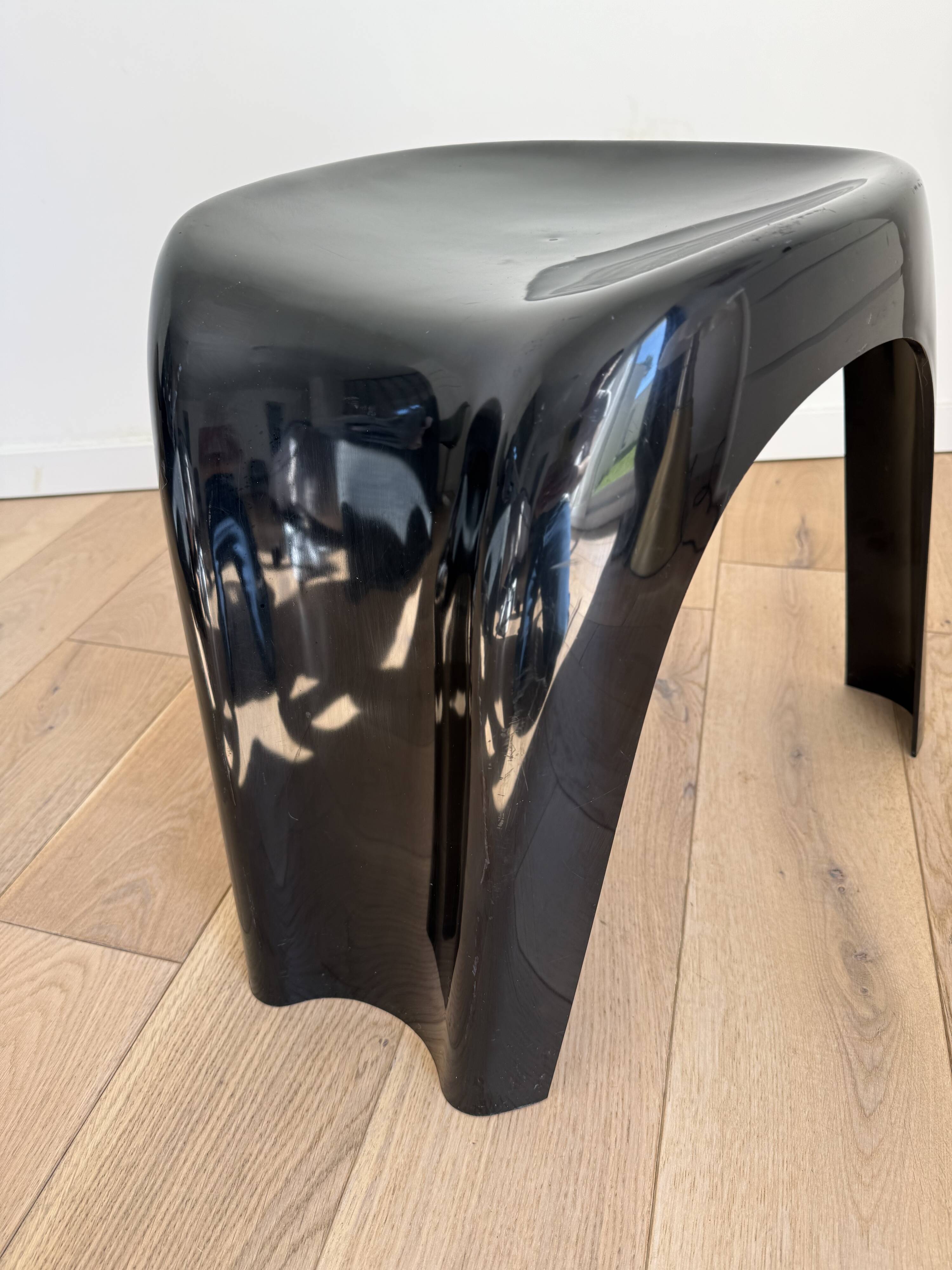 Stacki stool by Giorgina Castiglioni, Space Age, Sori Yanagi, Starck
