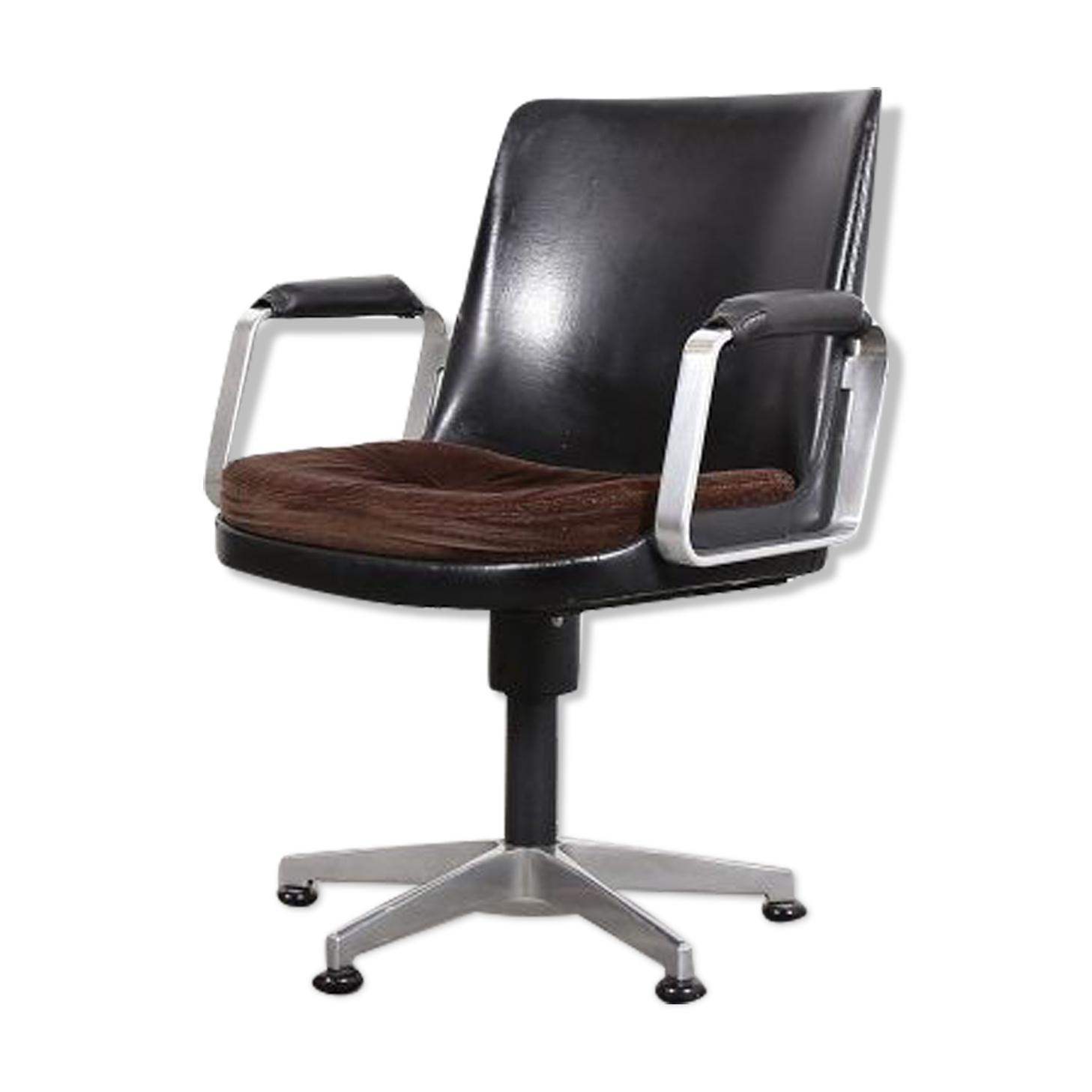 Fröscher Ib Kofod-Larsen leather office chair