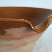 Glazed terracotta terracotta bowl, diameter 38cm
