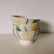 set of three small white, green and yellow bowls and Sarreguemines