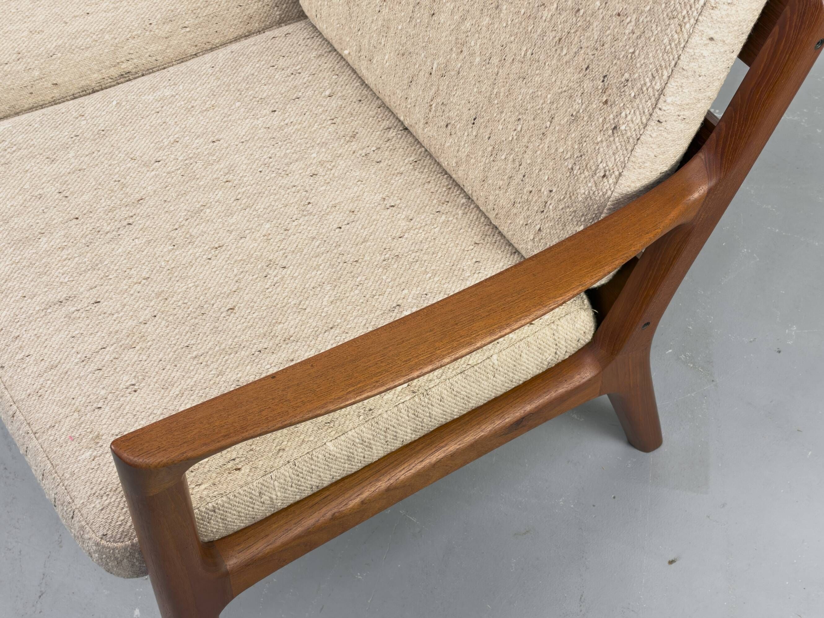 3-Seater Senator Sofa in Teak by Ole Wanscher for Cado, 1975