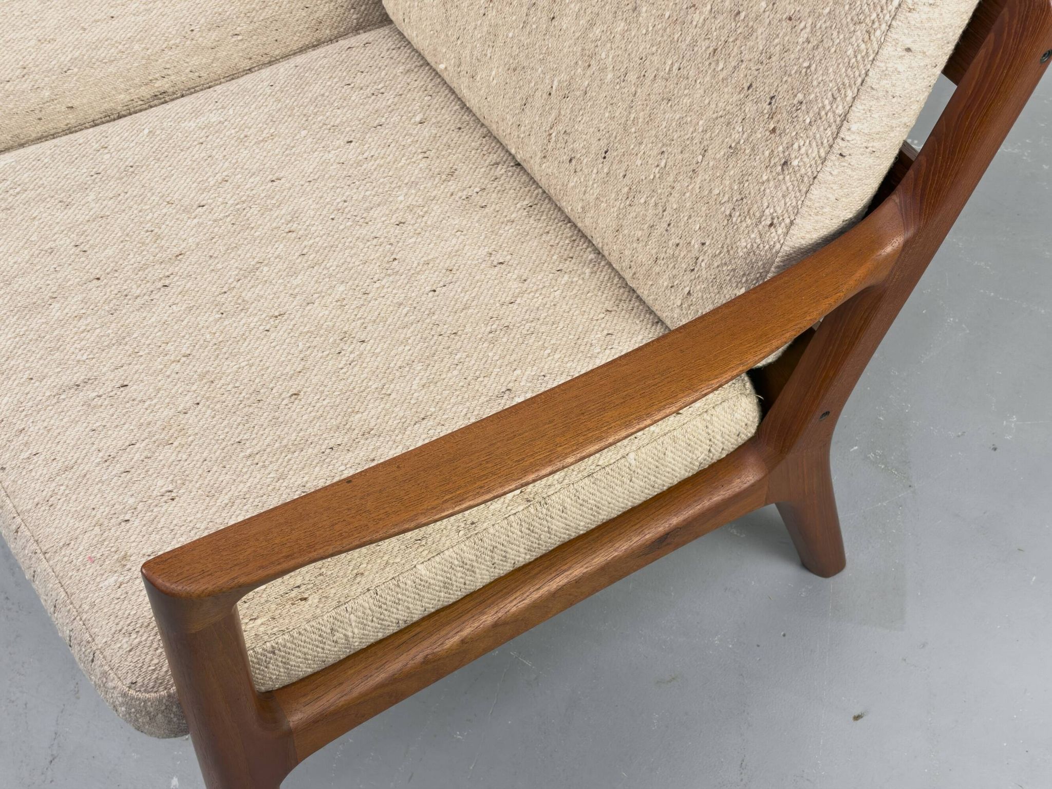 3-Seater Senator Sofa in Teak by Ole Wanscher for Cado, 1975