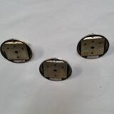 Coat rack with 3 art-deco hooks