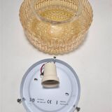 Iridescent glass ceiling light