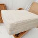 Pouf en bois d'orme