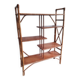 Rattan shelf