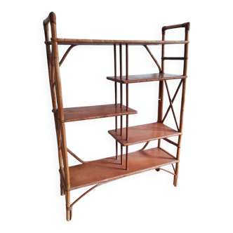Rattan shelf