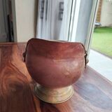 Copper coal bucket copper vase