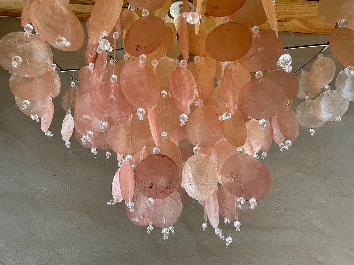 Mother-of-pearl chandelier