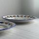 2 decorative plates in Quimper earthenware, signed HB Henriot.