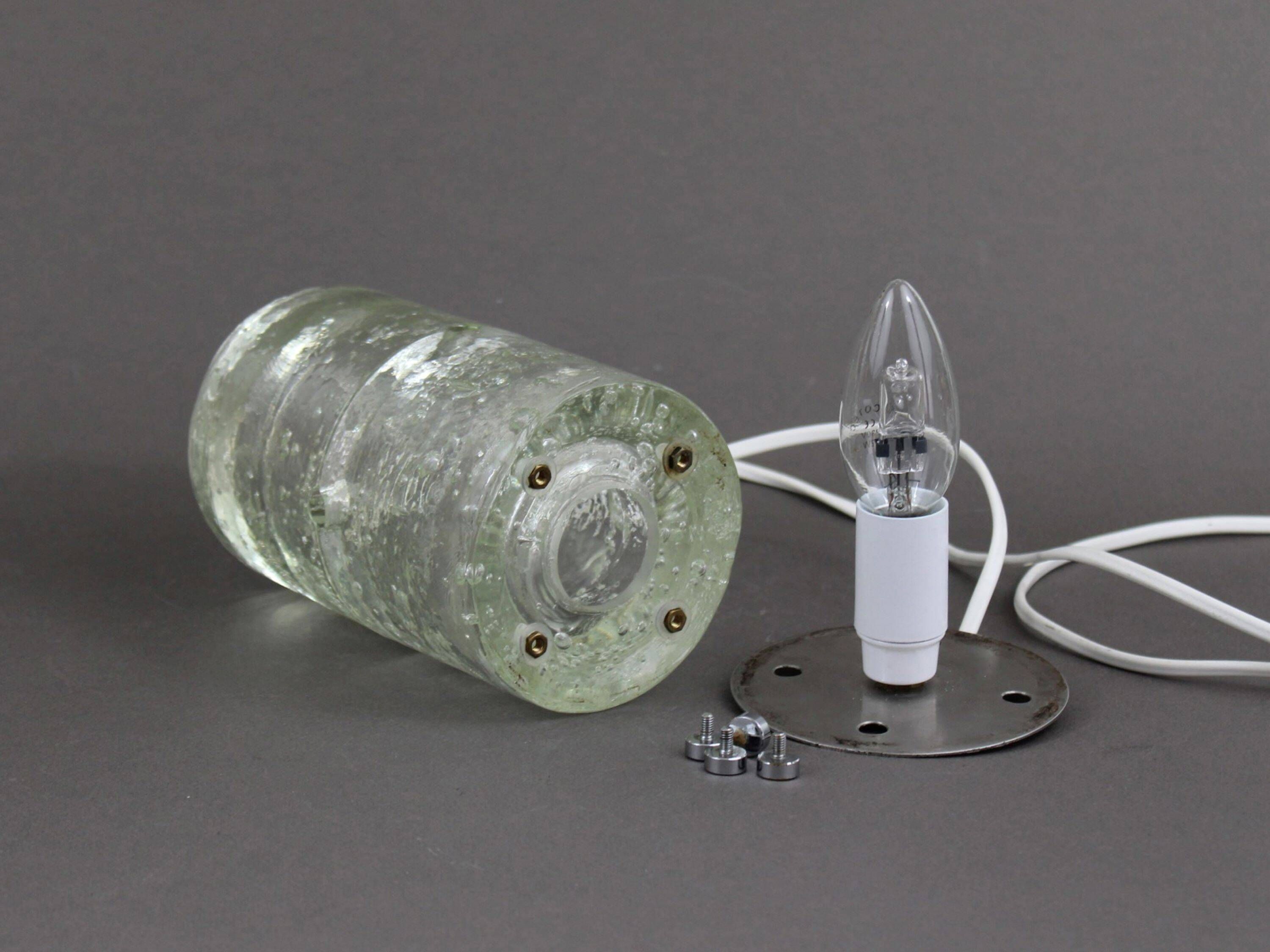 Italian Poliarte glass lamp by Albano Poli, 1960s
