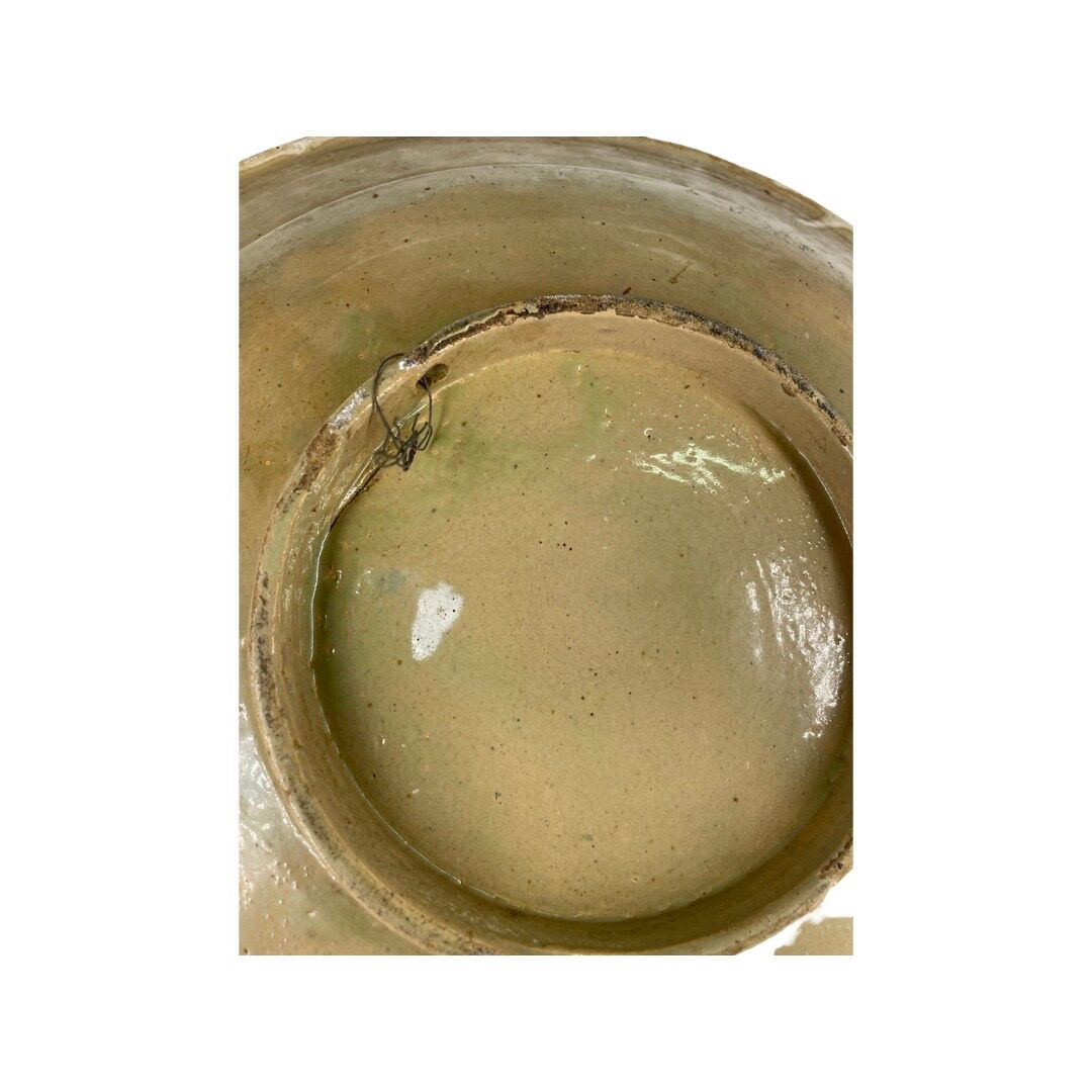 19th century earthenware dish