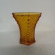 Amber art deco vase