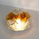 Plafonnier en verre de Murano de taille moyenne par AV Mazzega
