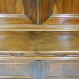 Buffet two bodies Louis Philippe walnut