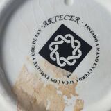 ARTECER Cuerda Seca trivet, 18 carat gold