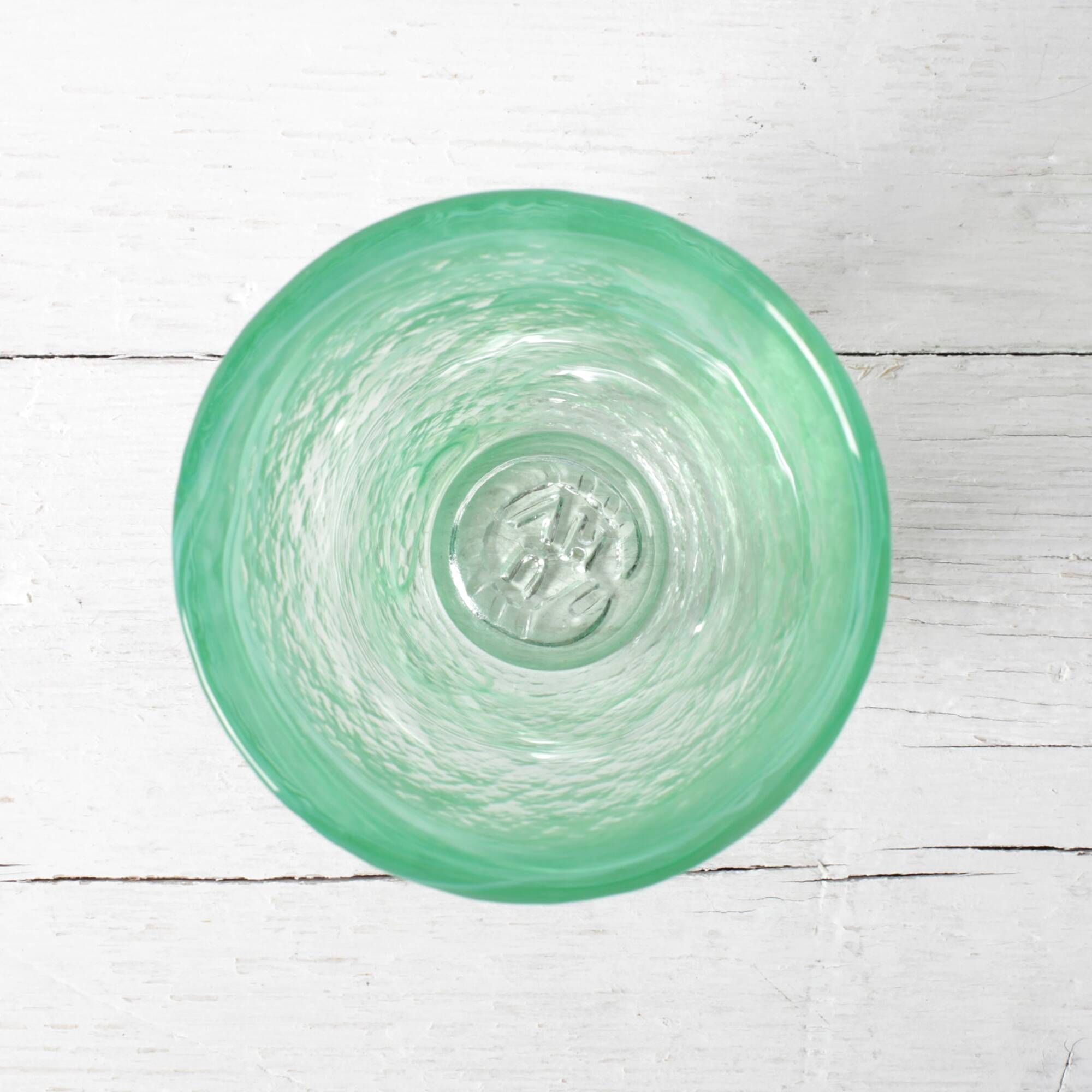 Kosta Boda Green Glass 'Mine' by Ulrica Hydman Vallien / Sweden / 2002