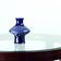 Vase vintage en céramique bleue, Tchécoslovaquie 1960