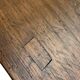 XL vintage solid wood dining table / farmhouse table