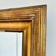 Paire de miroirs muraux en bois doré danois antiques, fin du 19e siècle