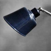 Industrial metal desk lamp, Poland circa 1950.
