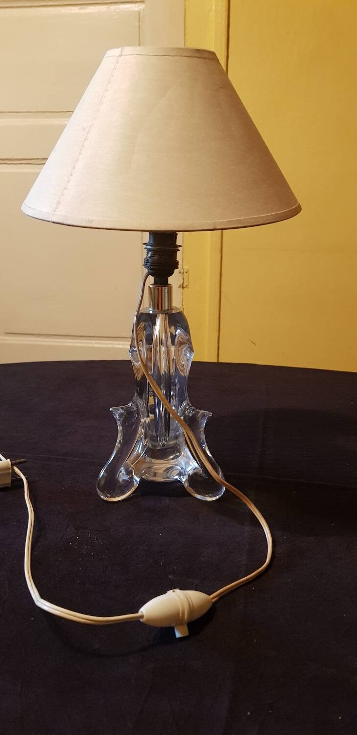 Small crystal lamp. 1930s.