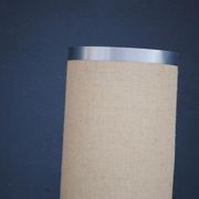 1970 See Delmas design light shade canvas and metal chrome
