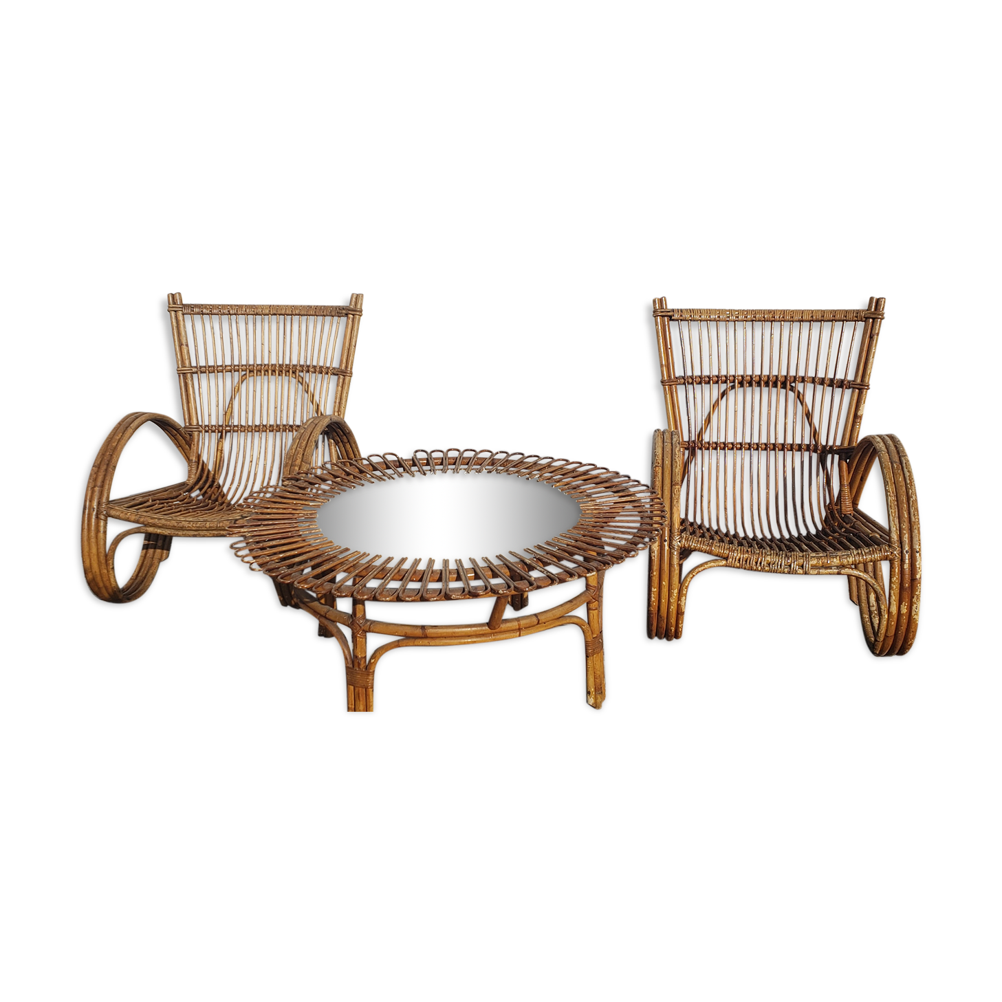 Rattan garden set
