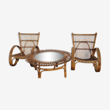 Rattan garden set