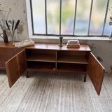 Enfilade teck XL années 60 constructiviste