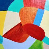 Abstract painting new earth Serenite