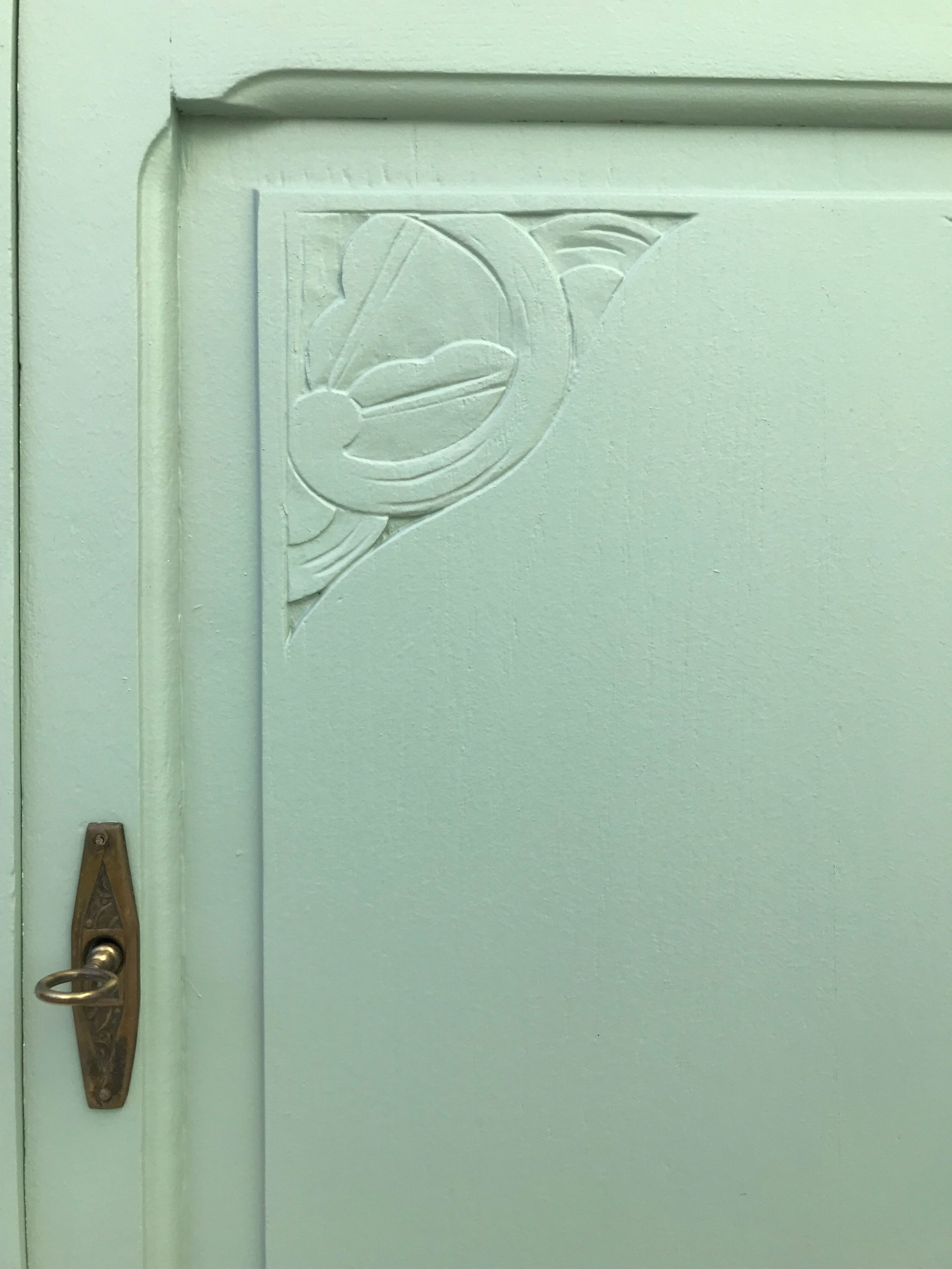 Art Deco sideboard 1 door Almond Green from Ressources