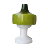 Mushroom table lamp designed in glass dijkstra 1970